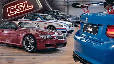 BMW CSL Modelle Collage M2 M6 M3 M5