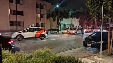 Robotertaxi-Stau