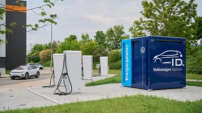 01_Power Storage Container VW Zwickau Werk Ladepark
