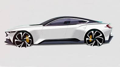 Ford Mustang Design-Zeichnungen