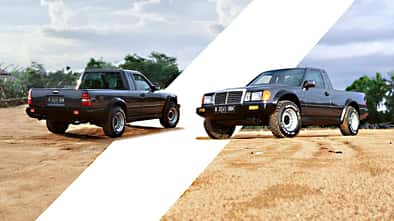 Mercedes 190 Pick-up Truck Umbau Indien