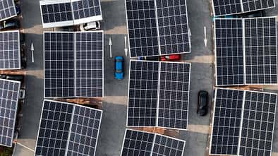 Parkplatz Photovoltaikanlage