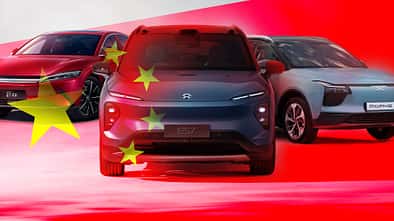 China Elektroauto Hersteller Collage Import