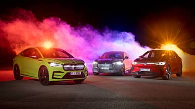 Ford Mustang Mach-E, Skoda Enyaq Coupé RS iV, VW ID.5