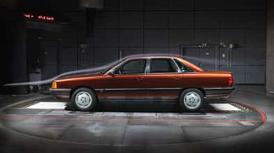 Audi Windkanal Entwicklung von 1982 bis heute