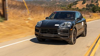 Porsche Cayenne 2023 Abnahmefahrt