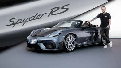 SPERRFRIST 10.05.23 00:01 Uhr Porsche 718 Spyder RS Neuvorstellung
