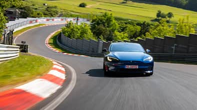 Tesla Model S Plaid Track Pack Rekord Nürburgring-Nordschleife
