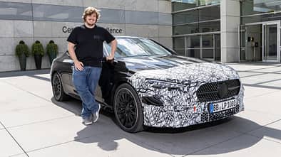 Erlkönig Mitfahrt Mercedes CLE Coupé 2024