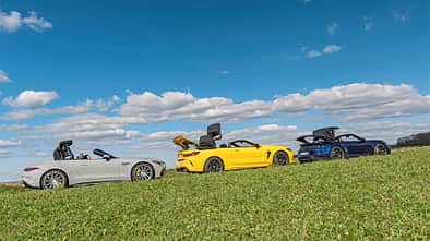 BMW M8 Cabriolet, Mercedes-AMG SL 63, Porsche 911 Turbo Cabriolet