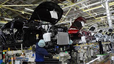 Toyota-Werk Takaoka Produktion Fertigung Harrier