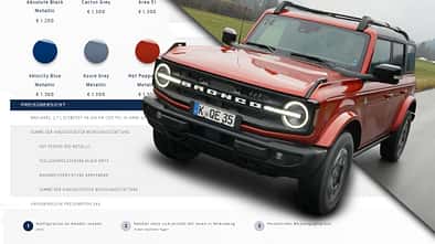 Ford Bronco 2023 Konfigurator