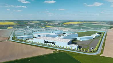 Visualisierung des Werks für die Produktion von Kathodenmaterialien (CAM) in Nysa, Polen
