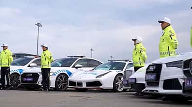 Türkische Polizeiautos
