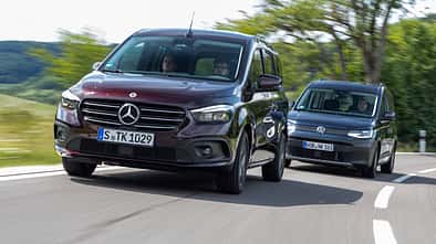 Mercedes T 180, VW Caddy 1.5 TSI