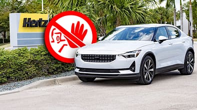 Polestar Hertz Autovermietung Stopp Kooperation Collage