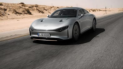 Mercedes EQXX Rekordfahrt Riad Dubai