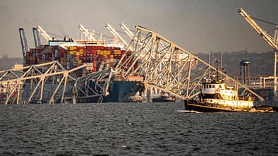 Francis Scott Key Bridge in Baltimore Einsturz