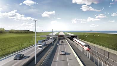 Fehmarnbelt Tunnel Einfahrt Puttgarden