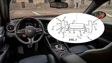 07/2024 Alfa Romeo Giulia mit Stellantis Lenkrad Patent