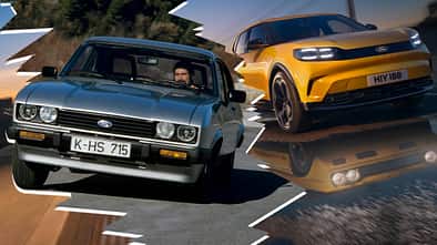 Ford Capri Original versus Electric capri
