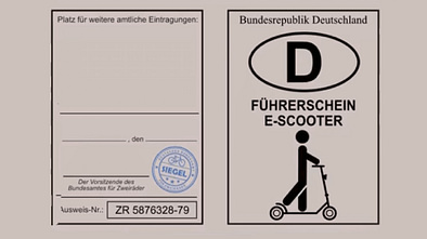 Führerschein für E-Scooter