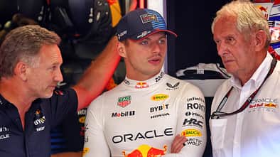 Max Verstappen - Christian Horner - Helmut Marko - Red Bull - Formel 1 - GP Italien 2024