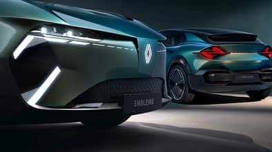 Renault Emblème Wasserstoff Elektro Brennstoffzelle Hybrid Concept