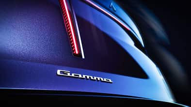 Lancia Gamma Teaser Schriftzug