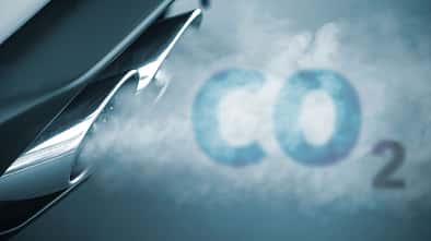 CO2 Abgas Auspuff