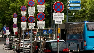 Wien Verkehrschild