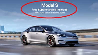 Tesla Model S Plaid kostenfreier supercharger