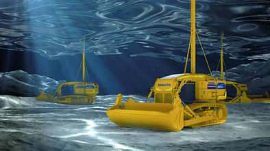 Komatsu Unterwasser Bulldozer Planierraupe
