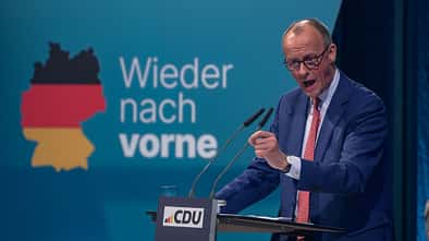 Friedrich Merz Campaigns In Brilon