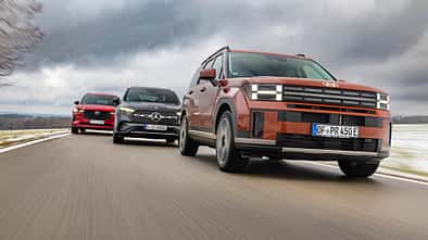 Mercedes GLC 400e, Hyundai Santa Fe, Mazda CX-80
