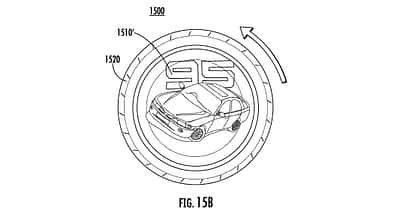 Mercedes Patent Felgendisplay