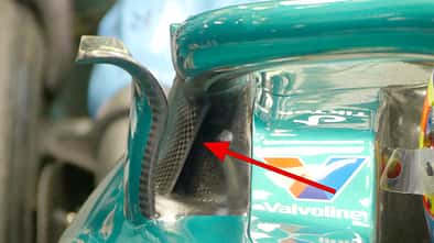 Aston Martin AMR25 - Technik-Trick - Bahrain - Formel 1 - 2025