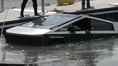 Cybertruck kann nicht schwimmen