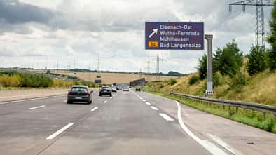 Autobahnschild Rost