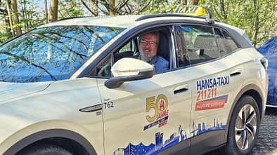VW ID.4 Taxi Hansa Funktaxi Hamburg