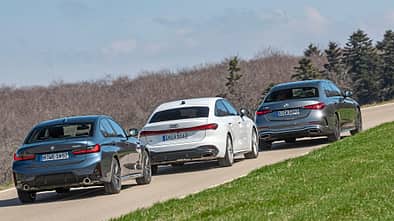 Mercedes C200, Audi A5 TFSI und BMW 320i
