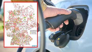 Elektroauto laden Ladeanschluss Deutschlandkarte Ladestrompreise