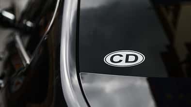 CD Aufkleber Diplomat