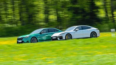 Porsche Panamera Turbo S E-Hybrid und BMW M5