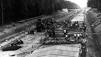 Autobahnbau 1935