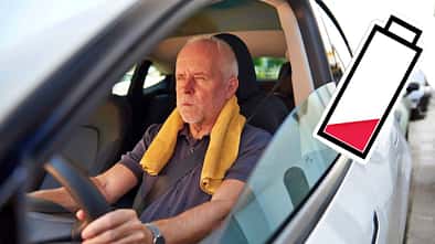06/2025 Klimaanlage Elektroauto Hitze Stau Schwitzen 06/2025 Klimaanlage Elektroauto Hitze Stau Schwitzen