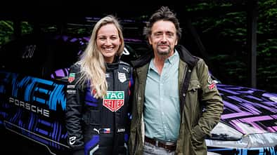 Gabriela Jílková Richard Hammond Porsche Cayenne Electric Prototyp Erlkönig