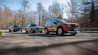 Ford Kuga, Nissan X-Trail und Honda CR-V