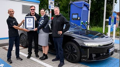 Lucid Air Grand Touring Guinness Reichweiten-Rekord