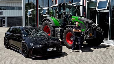 Daniel Abt Audi RS4 Avant Fendt Traktor